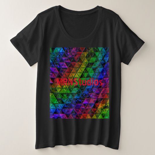 Pride Glass Grote Maat T-shirt (Design voorkant)