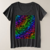 Pride Glass Grote Maat T-shirt (Design voorkant)