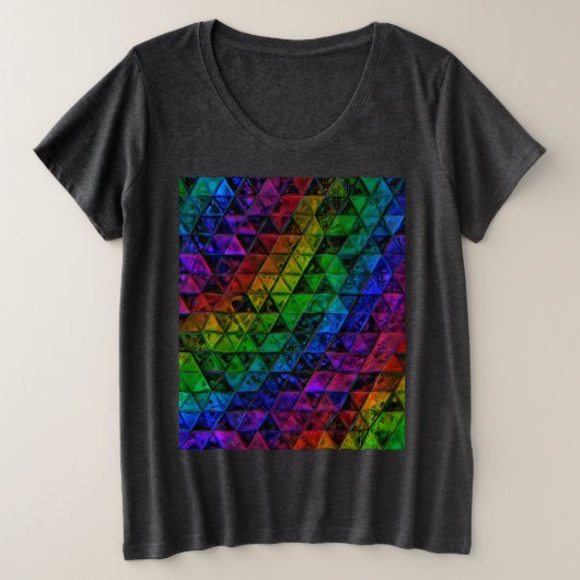 Pride Glass Grote Maat T-shirt (Design voorkant)