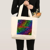 Pride Glass Grote Tote Bag (Voorkant (product))