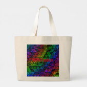 Pride Glass Grote Tote Bag (Achterkant)