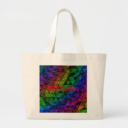 Pride Glass Grote Tote Bag (Voorkant)