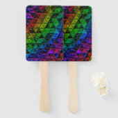 Pride Glass Handwaaier (Voorkant en achterkant)