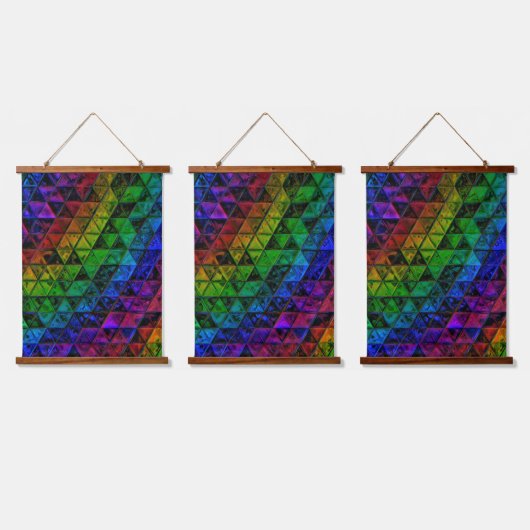 Pride Glass Hangend Wandkleed (Driedubbel)