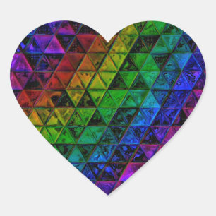 Pride Glass Hart Sticker
