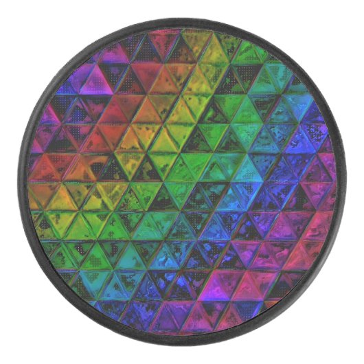 Pride Glass Hockey Puck (Voorkant)