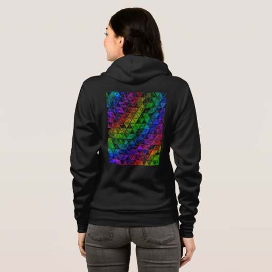 Pride Glass Hoodie (Achterkant volledig)