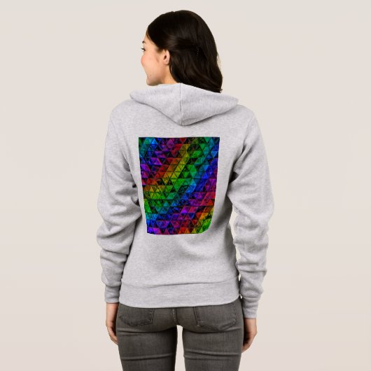 Pride Glass Hoodie (Achterkant volledig)