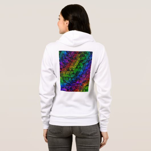 Pride Glass Hoodie (Achterkant volledig)