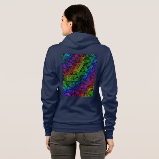 Pride Glass Hoodie (Achterkant volledig)