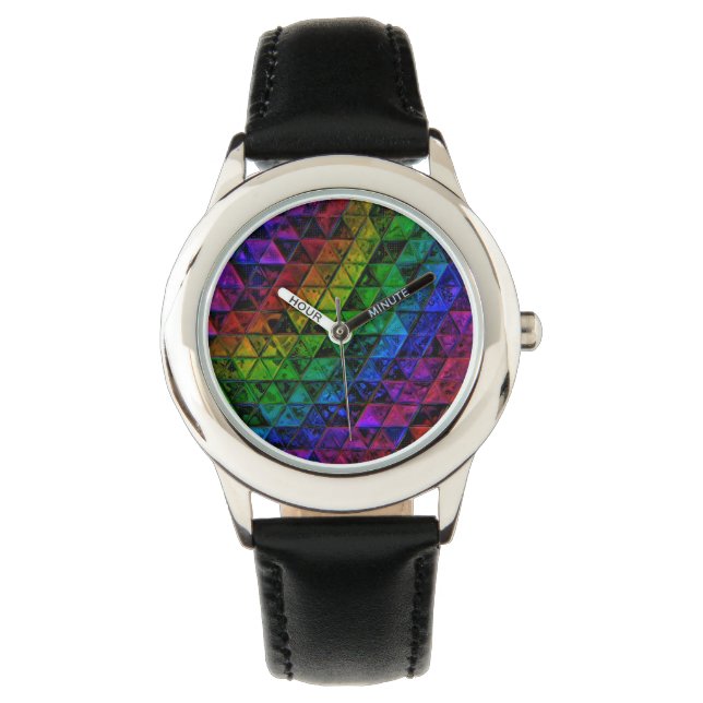 Pride Glass Horloge (Voorkant)