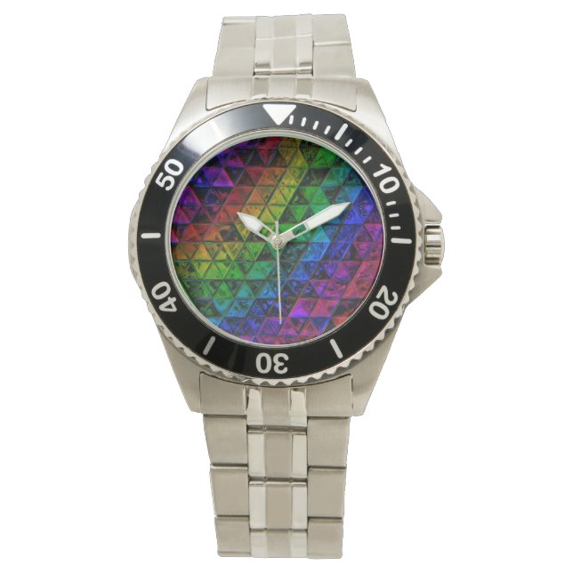 Pride Glass Horloge (Voorkant)