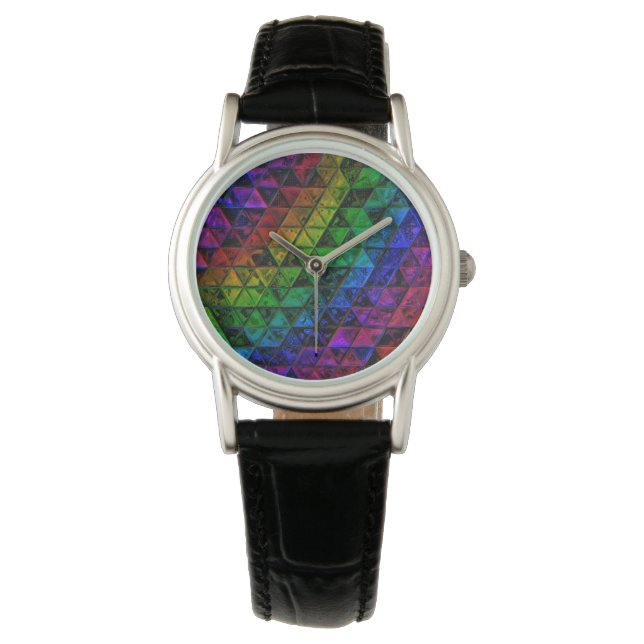 Pride Glass Horloge (Voorkant)