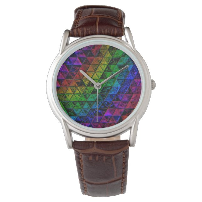 Pride Glass Horloge (Voorkant)