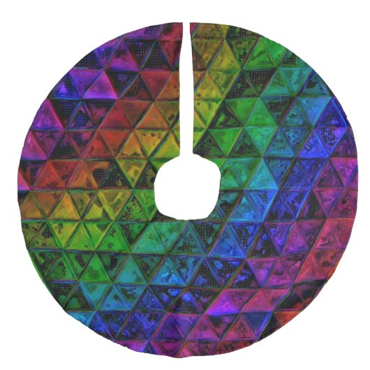 Pride Glass Imitatie Linnen Kerstboom Kleed (Voorkant)