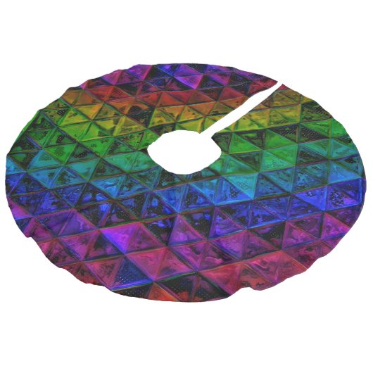 Pride Glass Imitatie Linnen Kerstboom Kleed (Gekanteld)