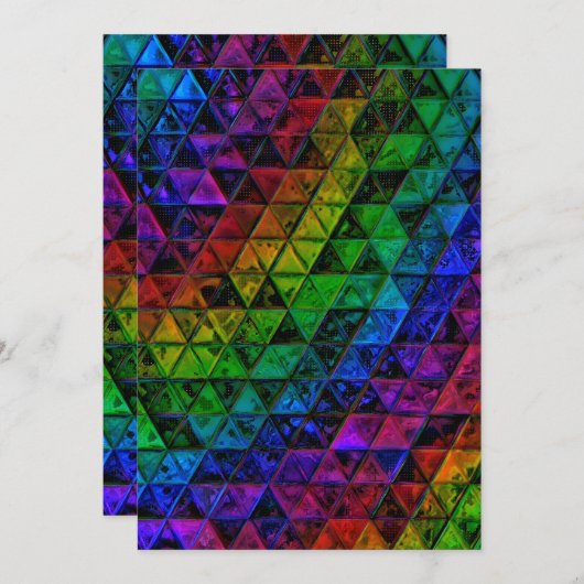 Pride Glass Kaart (Voorkant / Achterkant)