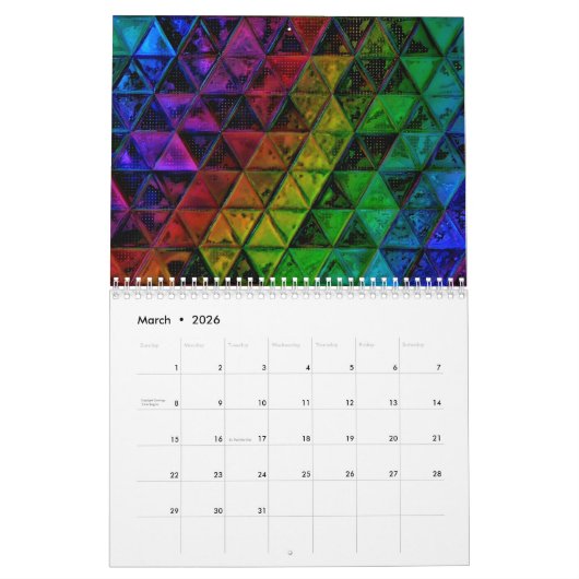 Pride Glass Kalender (Mar 2026)