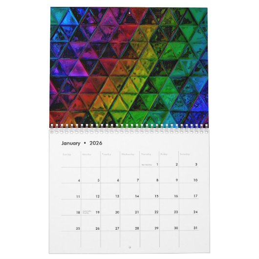 Pride Glass Kalender (Jan 2026)