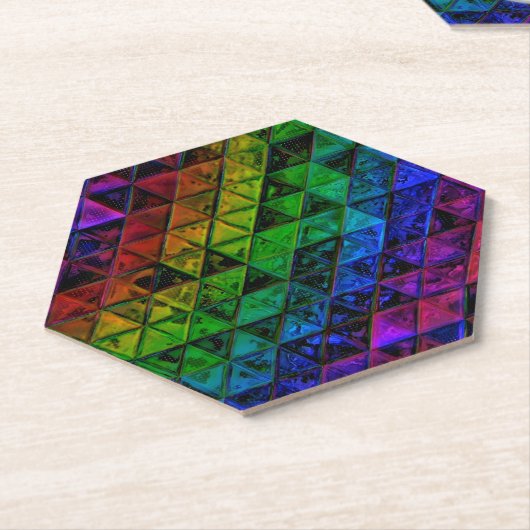 Pride Glass Kartonnen Onderzetters (Schuin)