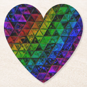 Pride Glass Kartonnen Onderzetters