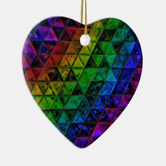 Pride Glass Keramisch Ornament (Rechts)