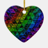 Pride Glass Keramisch Ornament (Voorkant)