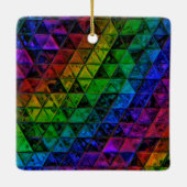 Pride Glass Keramisch Ornament (Achterkant)