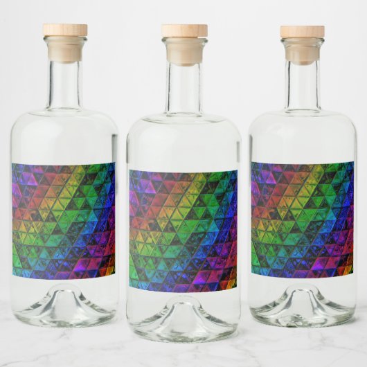 Pride Glass Likeurfles Etiket (Flessen)