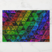 Pride Glass Likeurfles Etiket (Enkel label)