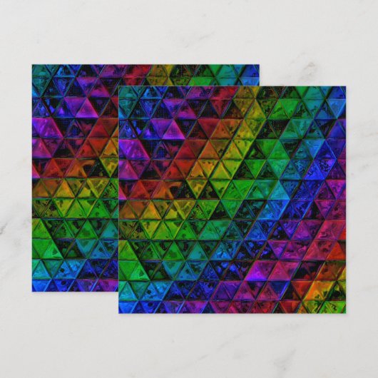 Pride Glass Menu (Voorkant / Achterkant)