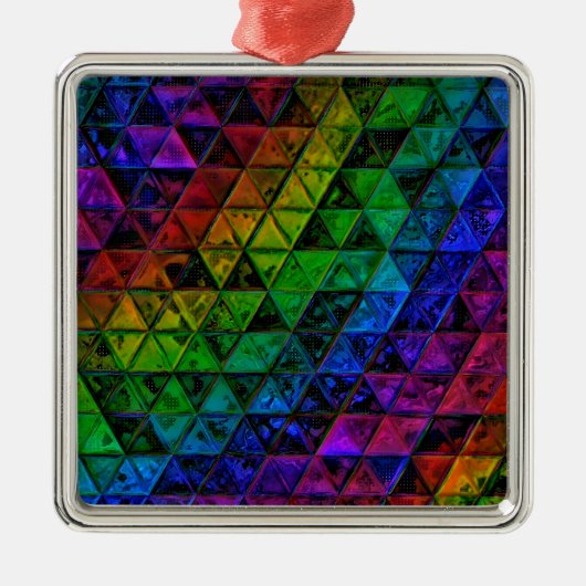 Pride Glass Metalen Ornament (Voorkant)