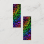 Pride Glass Mini Visitekaartje (Voorkant / Achterkant)