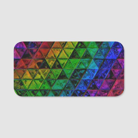 Pride Glass Naamplaatje (Voorkant)