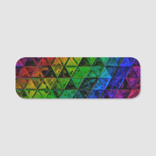 Pride Glass Naamplaatje (Voorkant)