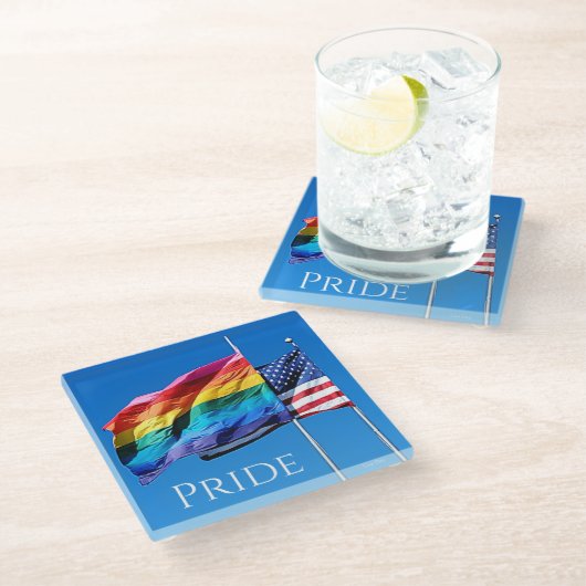 'Pride' Glass Onderzetter Glazen Onderzetter (Schuin)