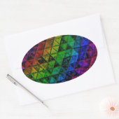 Pride Glass Ovale Sticker (Envelop)