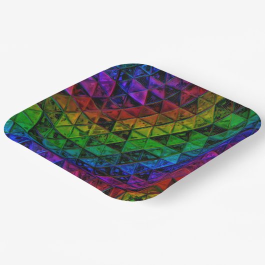 Pride Glass Papieren Bordje (Gebogen)