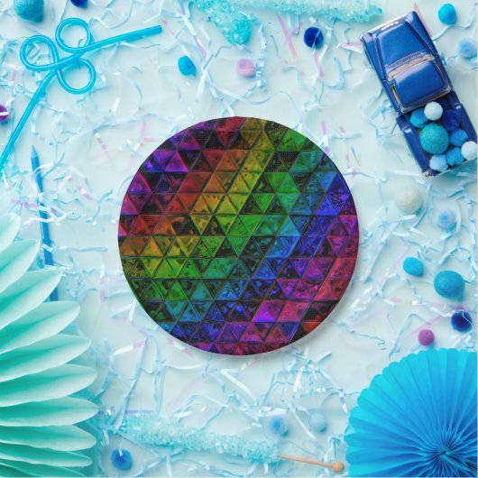 Pride Glass Papieren Bordje (Feest)