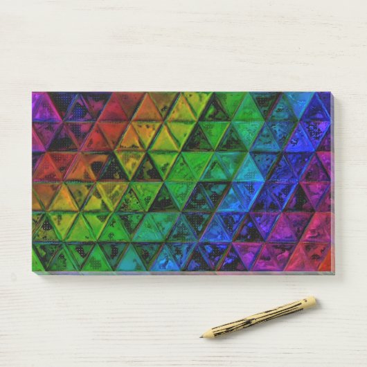 Pride Glass Post-it® Notes (Op bureau)