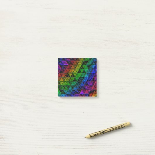 Pride Glass Post-it® Notes (Op bureau)