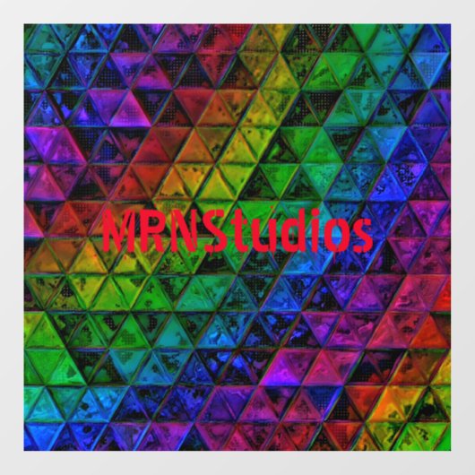 Pride Glass Raamsticker (Vel)