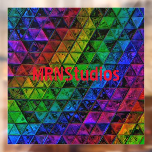 Pride Glass Raamsticker (Vel 2)