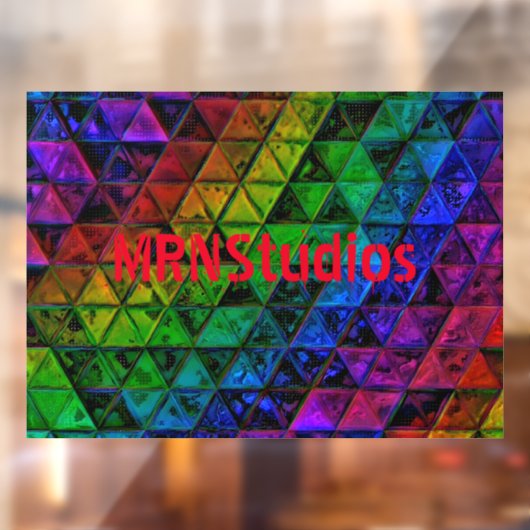 Pride Glass Raamsticker (Vel 2)