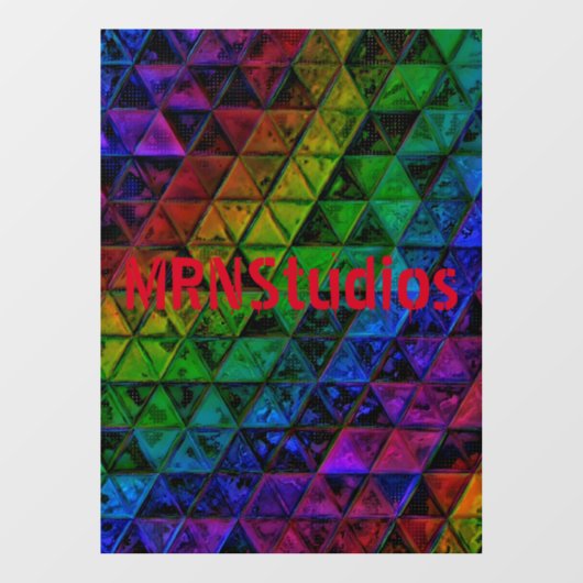 Pride Glass Raamsticker (Vel)