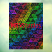 Pride Glass Raamsticker (Vel 3)