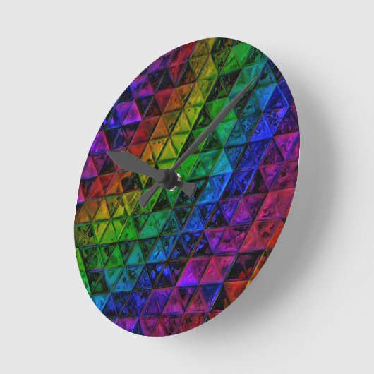 Pride Glass Ronde Klok (Hoek)