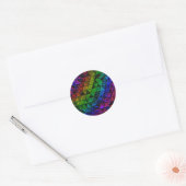 Pride Glass Ronde Sticker (Envelop)