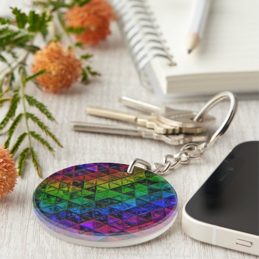 Pride Glass Sleutelhanger (Voorkant Rechts)