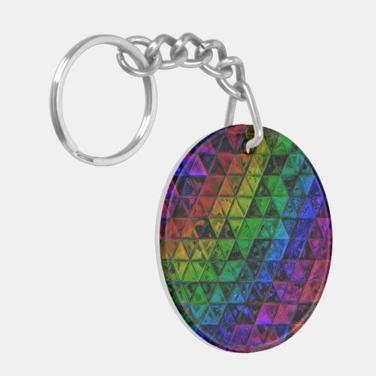 Pride Glass Sleutelhanger (Voorkant Links)